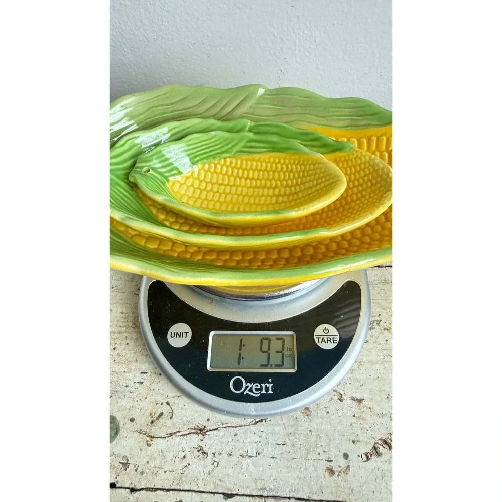 Vintage Weiss Hand Painted Corn Serving Bowls Set of 3 Brazil Yellow CSGC